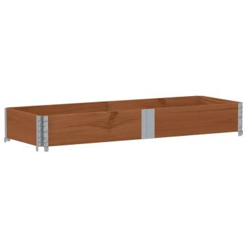 Pallet Collar Brown 150x50 cm | Solid Pine - HipoMarket