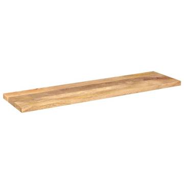 Rectangular Solid Wood Mango Table Top 110x20x2.5 cm