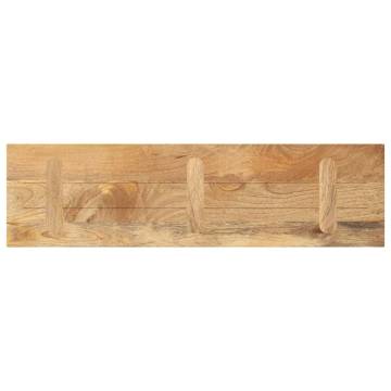 Solid Mango Wood Table Top 120x40 cm | Rustic Charm