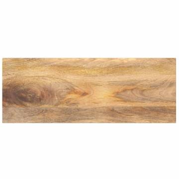 Solid Mango Wood Table Top 90x20x2.5 cm - Rustic Charm