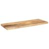 Solid Mango Wood Table Top 90x20x2.5 cm - Rustic Charm