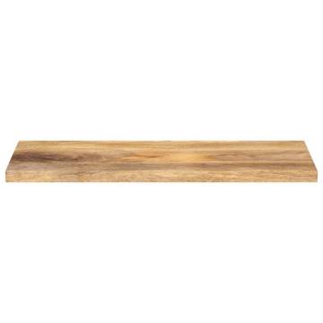 Solid Mango Wood Table Top 90x20x2.5 cm - Rustic Charm