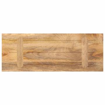 Solid Mango Wood Table Top 90x20x2.5 cm - Rustic Charm