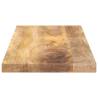 Table Top 90x20x3.8 cm Solid Mango Wood - Rustic Style