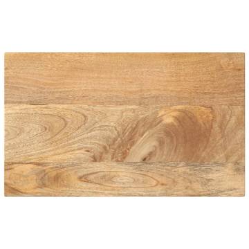 Rectangular Solid Mango Wood Table Top 60x30 cm | HipoMarket