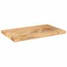 Rectangular Solid Mango Wood Table Top 60x30 cm | HipoMarket