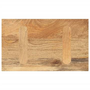 Rectangular Solid Wood Mango Table Top - 50x20 cm | Hipo Market