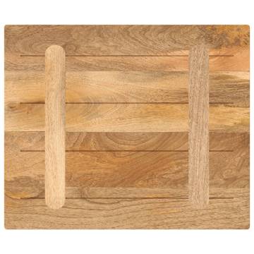 Table Top 60x50 cm – Solid Wood Mango for Rustic Elegance