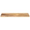 Rectangular Solid Wood Mango Table Top 80x30x3.8 cm