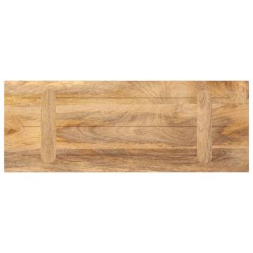 Rectangular Solid Wood Mango Table Top 80x30x3.8 cm