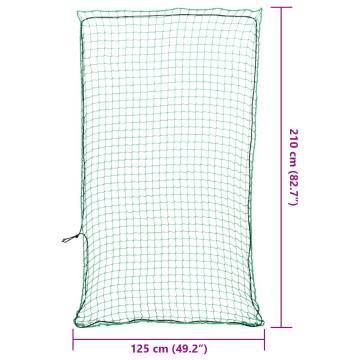 Trailer Net with Elastic Rope Green 2.1x1.25m PP - Safe Transport