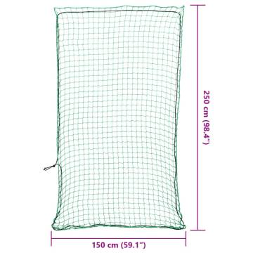 Trailer Net with Elastic Rope Green 2.5x1.5 m - HipoMarket