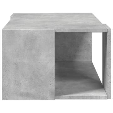 Concrete Grey Coffee Table - Stylish & Durable 89.5x48 cm