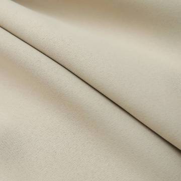 Beige Blackout Curtains with Hooks - 140x225 cm | HipoMarket UK