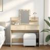  Dressing Table with LED Sonoma Oak 100x40x130 cm Colour sonoma oak Quantity in Package 1 