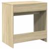 Dressing Table with Mirror - Sonoma Oak | Hipomarket