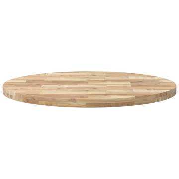 Round Solid Wood Acacia Table Top Ø90x4 cm | HipoMarket