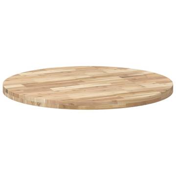 Round Solid Wood Acacia Table Top Ø90x4 cm | HipoMarket