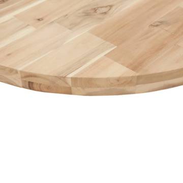 Round Solid Wood Acacia Table Top Ø90x4 cm | HipoMarket