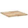 Table Top Square 80x80cm Solid Wood Acacia - Durable & Elegant