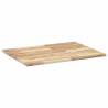 Table Top Rectangular 80x60 cm - Solid Wood Acacia