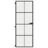 Interior Door Slim Black 76x201.5 cm - Modern Glass & Aluminium