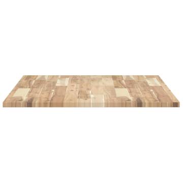 Table Top Rectangular 100x70x2 cm - Solid Acacia Wood