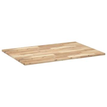 Table Top Rectangular 100x70x2 cm - Solid Acacia Wood