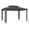 Gazebo with Double Roof Anthracite 3.94x2.96m - Durable & Stylish