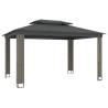 Gazebo with Double Roof Anthracite 3.94x2.96m - Durable & Stylish