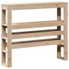 Solid Wood Pine Bed Frame with Headboard 75x190 cm - Hipomarket