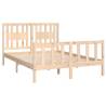 Solid Wood Pine Bed Frame with Headboard 140x200 cm - HipoMarket