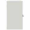 Stylish Light Grey & Blue File Cabinet | 90x40x70 cm Steel