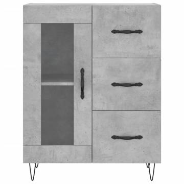 Highboard Concrete Grey - Stylish Storage Solution | HipoMarket