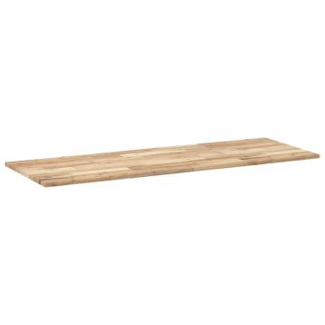 Table Top Rectangular 140x50 cm - Solid Acacia Wood