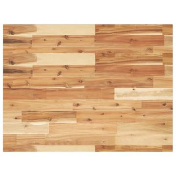 Table Top Rectangular 100x60 cm - Solid Wood Acacia | Hipomarket