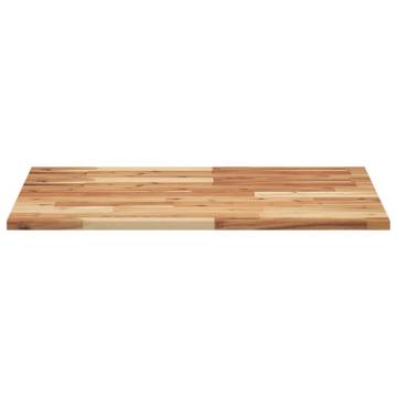 Table Top Rectangular 100x60 cm - Solid Wood Acacia | Hipomarket