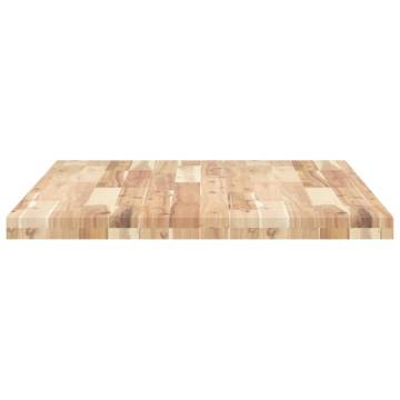 Table Top Rectangular 80x70 cm - Solid Wood Acacia | HipoMarket