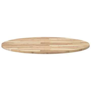 Table Top Round Ø90 cm Solid Acacia Wood - Durable & Stylish