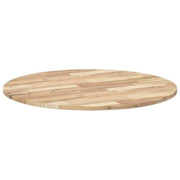 Table Top Round Ø90 cm Solid Acacia Wood - Durable & Stylish