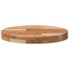 Table Top Round Ø40x4 cm Solid Wood Acacia | HipoMarket