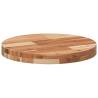 Table Top Round Ø40x4 cm Solid Wood Acacia | HipoMarket