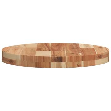 Table Top Round Ø40x4 cm Solid Wood Acacia | HipoMarket