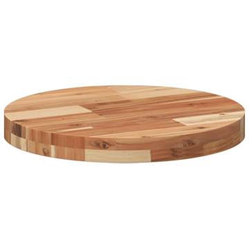 Table Top Round Ø40x4 cm Solid Wood Acacia | HipoMarket