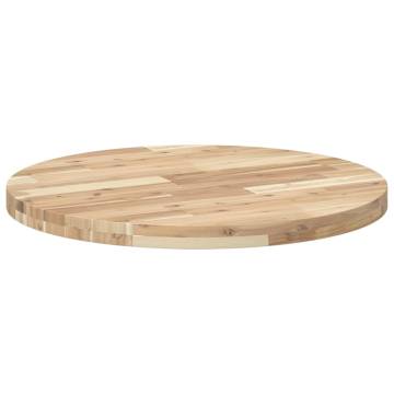 Table Top Round Ø70x4 cm Solid Wood Acacia - HipoMarket