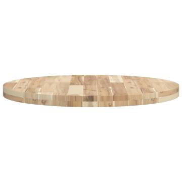 Table Top Round Ø70x4 cm Solid Wood Acacia - HipoMarket