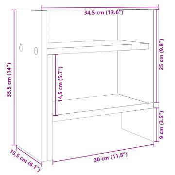 Desk Organiser Sonoma Oak - Compact & Versatile Storage