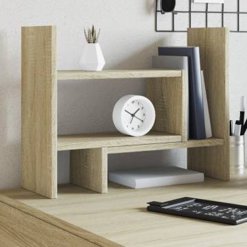 Desk Organiser Sonoma Oak - Stylish & Compact Storage Solution