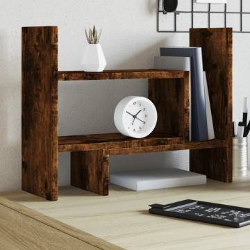 Desk Organiser Smoked Oak | Compact & Stylish Storage Solution