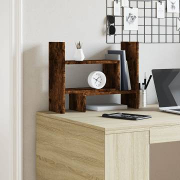 Desk Organiser Smoked Oak | Compact & Stylish Storage Solution